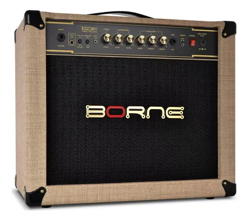 Cubo Amplificador Guitarra Borne Vorax 1050 50w Rms Palha