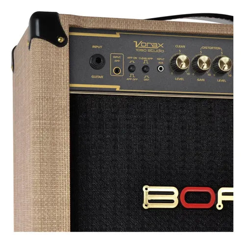 Cubo Amplificador Guitarra Borne Vorax 1050 50w Rms Palha