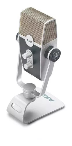 Microfone Akg Lyra Condensador Estéreo Cor Azul/prateado