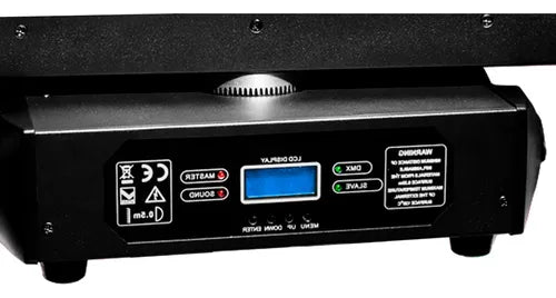 Moving Led 5 Head Rgbw Âmbar Strobo Multi Direcional