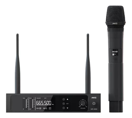 Microfone Sem Fio Bastão Akg Wp 300 True Diversity