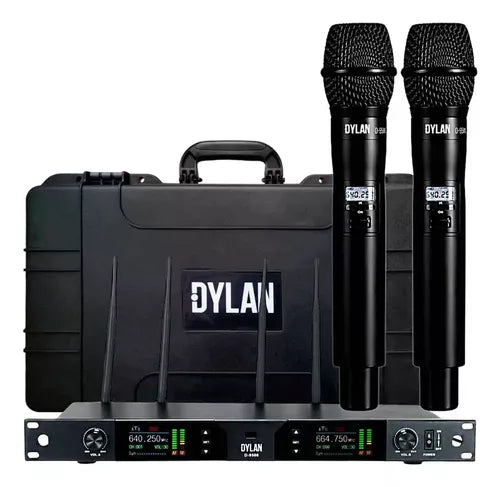 Sistema Sem Fio Dylan D-9500 Duplo Mão True Diversity
