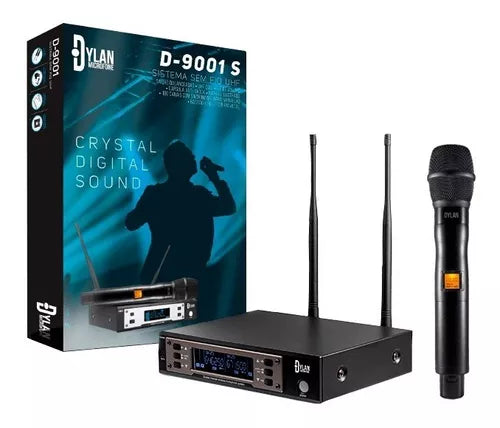 Microfone E Base Receptora Sem Fio Digital Soundvoice Mm-113
