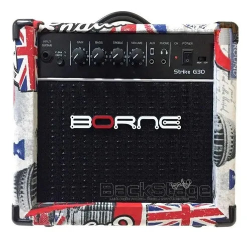 Amplificador Para Guitarra Borne Strike G30 London 110v/220v