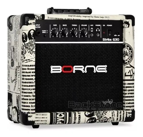 Amplificador Borne Strike G30 Para Guitarra De 15w Jornal