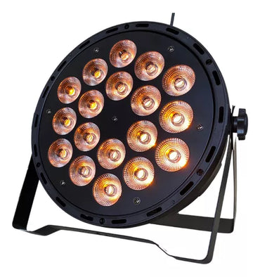 Canhão Refletor Slim 18 Leds 18w Cree Rgbwa + Uv