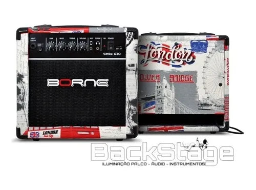 Amplificador Para Guitarra Borne Strike G30 London 110v/220v