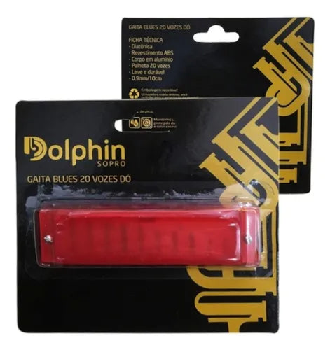 Gaita De Boca Diatônica Dolphin Blues 20 Vozes Afinação Dó Adicionar aos favoritos