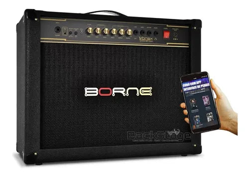Amplificador Guitarra Borne Vorax 12100 Studio Preto 100w