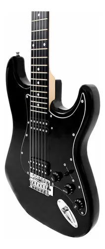 Guitarra Elétrica Giannini G-102 Black Brilhante Com Escudo