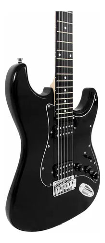Guitarra Elétrica Giannini G-102 Black Brilhante Com Escudo