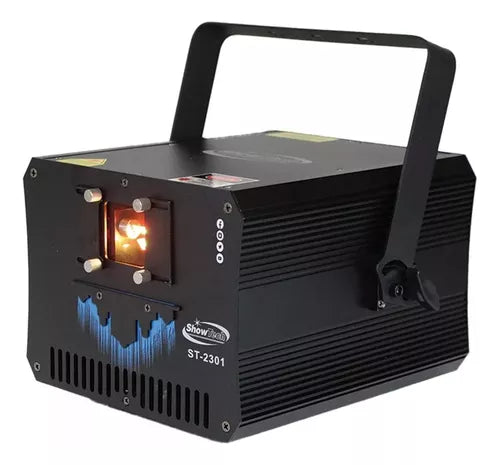 Laser Show Projetor Desenho Holográfico 5000mw Rgb Dmx Ilda