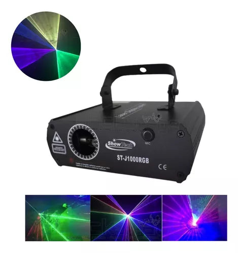 Projetor Holografico Laser Show Rgb 1w Profissional Dmx Dj