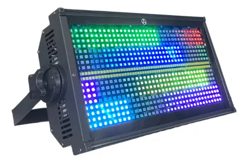 10 Strobo Atomic 1000w Led 960bm Rgbw Dmx Balada C/ Case