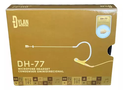 Microfone Condenser Auricular Headset Dylan Dh-77