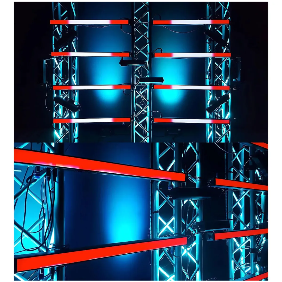 Ribalta Leitosa RGBW Pixel DMX ST-XQ02 224 LEDs – Bivolt (110V/220V)