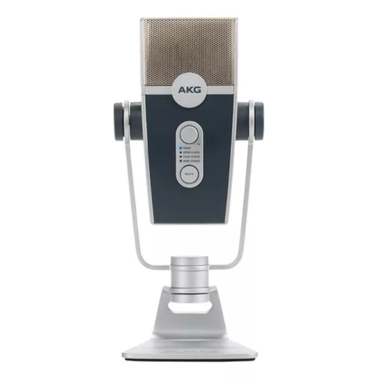 Microfone Akg Lyra Condensador Estéreo Cor Azul/prateado
