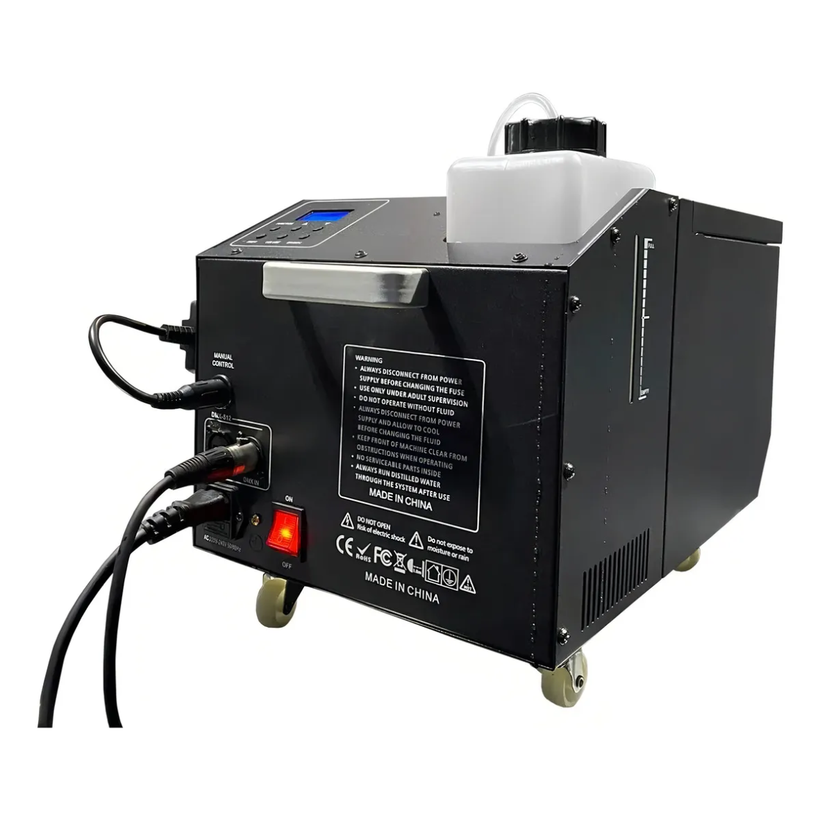 Máquina de Gelo Seco 1200W – Efeito Fumaça Baixa (Palco/Eventos) 127/220V