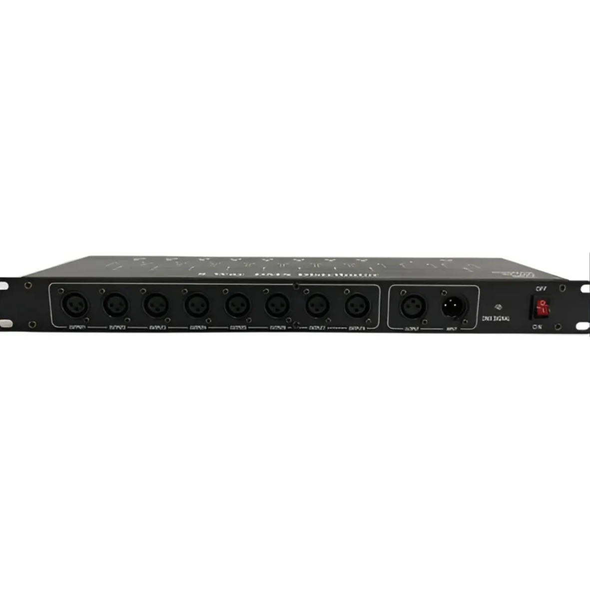 Splitter DMX 8 Saídas / 1 Entrada DMX-28 – Distribuidor de Sinal DMX512
