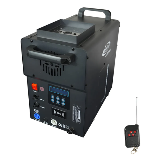 Máquina de Fumaça Vertical UP 3000W DMX – Jato Vertical Profissional – 220V – Preta