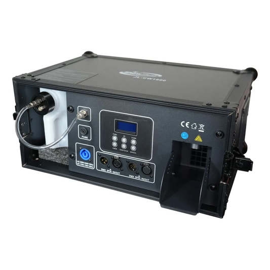 Máquina De Fumaça Haze 1600w A Base De Água Case 220v Preto