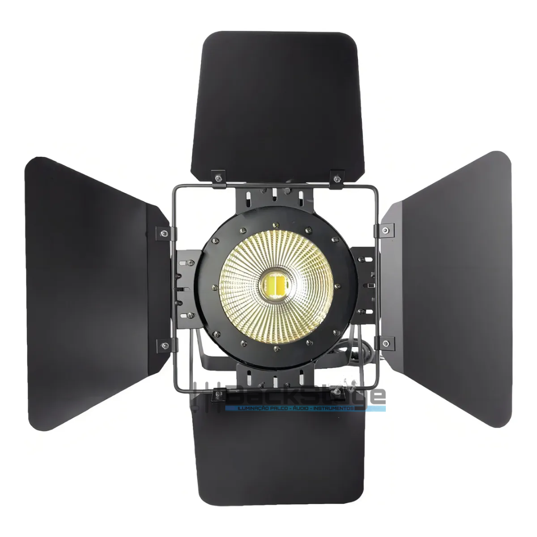 Kit 8 Canhão COB 200W com Bandor + Case Vorlane