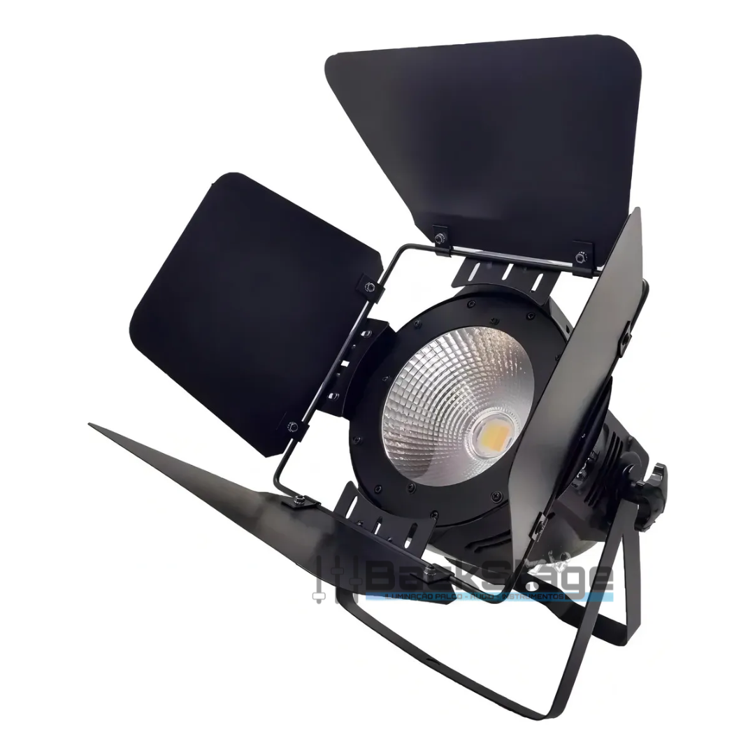 Kit 8 Canhão COB 200W com Bandor + Case Vorlane