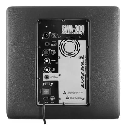 Sub Woofer Amplificado Grave Ativo 12 300 W Som Profissional