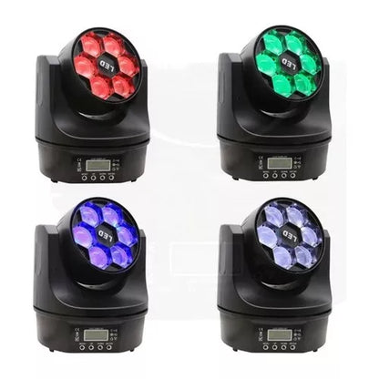 Moving Bee Eye 6 Leds Osram De 15w Rgbw Quadriled Dmx