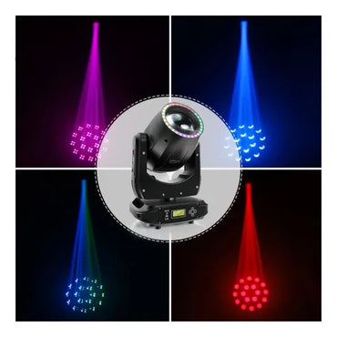 2 Moving Beam 8r 250w Light Philips Lcd C/case Par Fita Led