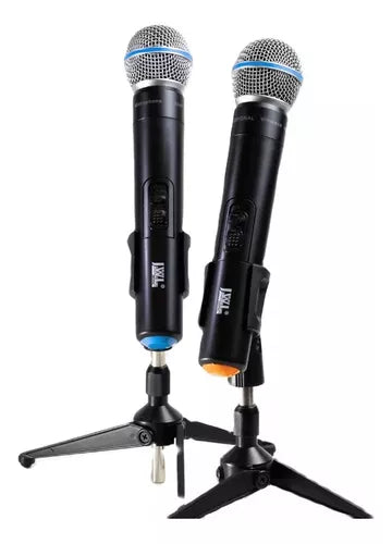 Microfone Sem Fio Jwl U-585 Duplo Uhf Profissional + Maleta