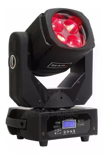 Moving Led Beam 100w Caleidoscópio 4x25w Quadriled Disco Cor