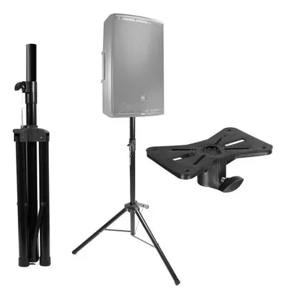 Caixa De Som Profissional 300w Display C/ Suporte