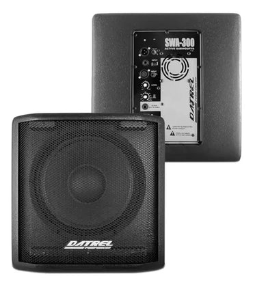 Sub Woofer Amplificado Grave Ativo 12 300 W Som Profissional