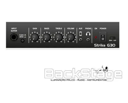 Amplificador Para Guitarra Borne Strike G30 London 110v/220v