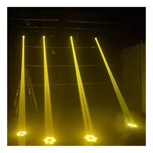 Moving Head Beam Rgbw 100w 7gobos Iluminação