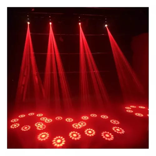 Moving Head Beam Rgbw 100w 7gobos Iluminação