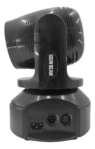 Moving Head Beam Rgbw 100w 7gobos Iluminação