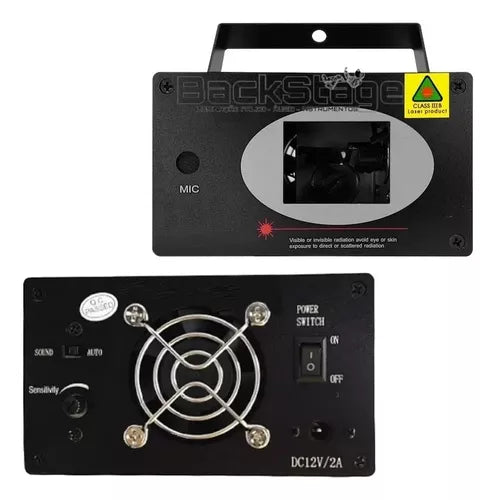 Laser Azul Holografico Tipo B500 200mw Festa Dj Sensor Ritmo
