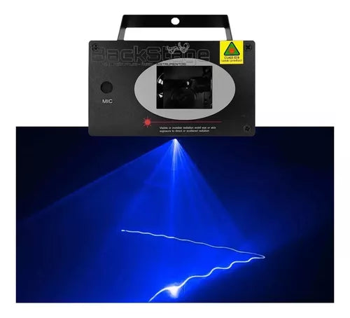 Laser Azul Holografico Tipo B500 200mw Festa Dj Sensor Ritmo