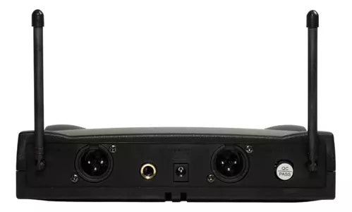 Microfone Sem Fio Jwl U-585 Duplo Uhf Profissional + Maleta