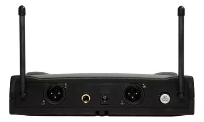 Microfone Sem Fio Jwl U-585 Duplo Uhf Profissional + Maleta