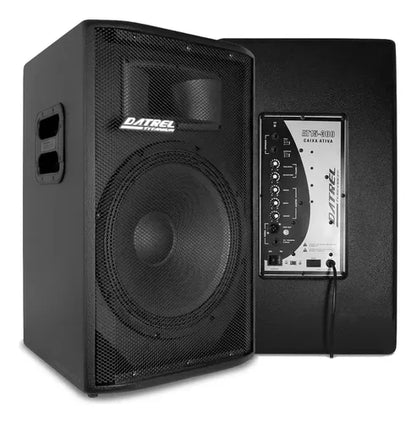 Caixa De Som Ativa Amplificada Monitor Falante 15 300w Rms