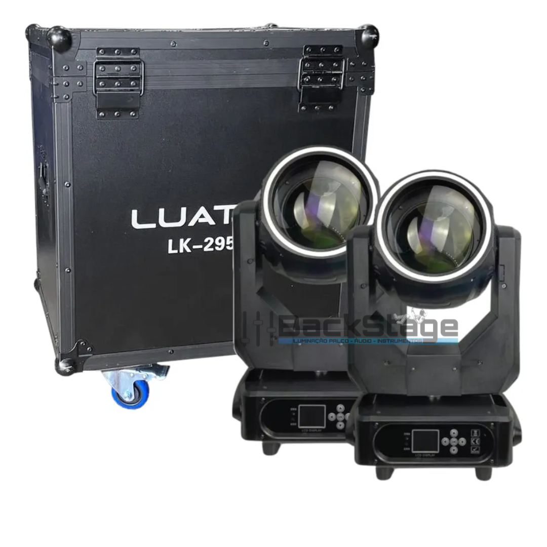 Kit 2 Moving Head 14R 295W + Case Profissional – LK-295MI