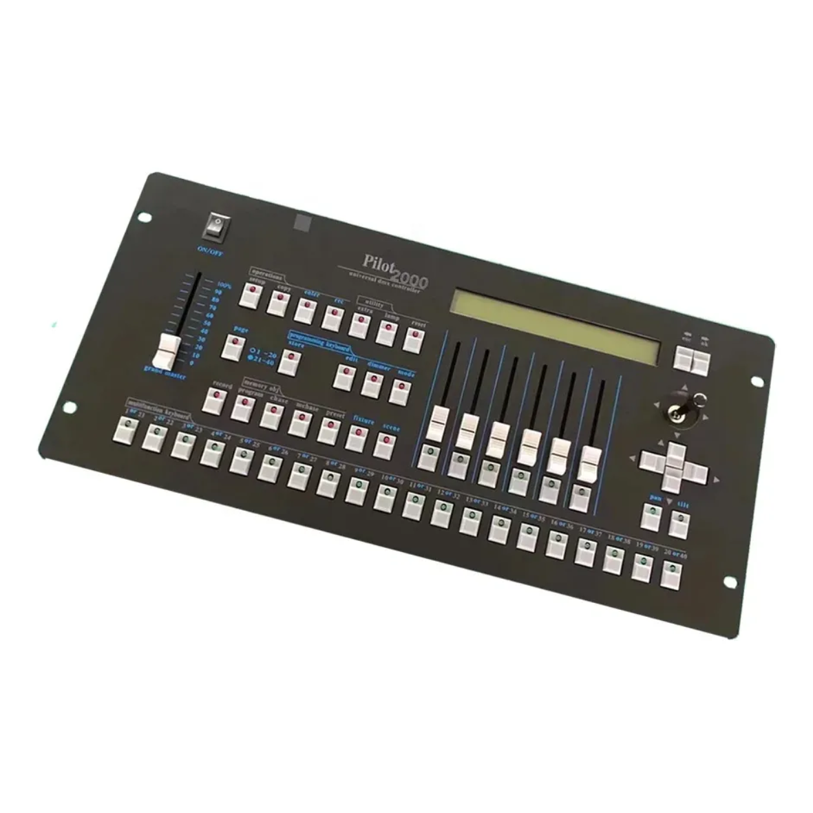 Mesa DMX Profissional Pilot 2000 512 Canais com Joystick + Case