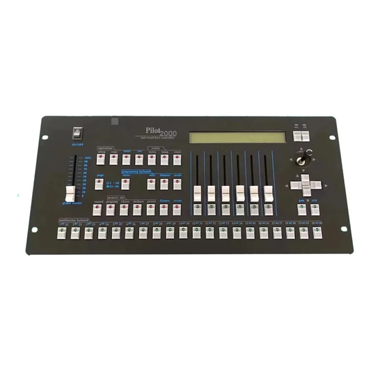 Mesa DMX Profissional Pilot 2000 512 Canais com Joystick + Case