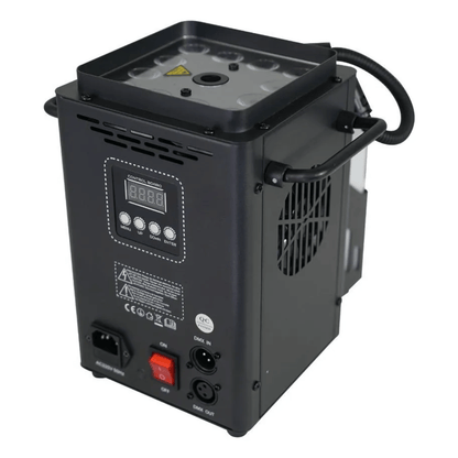 Máquina de Fumaça UP Jato 1200W com 12 LEDs – 220V Preta