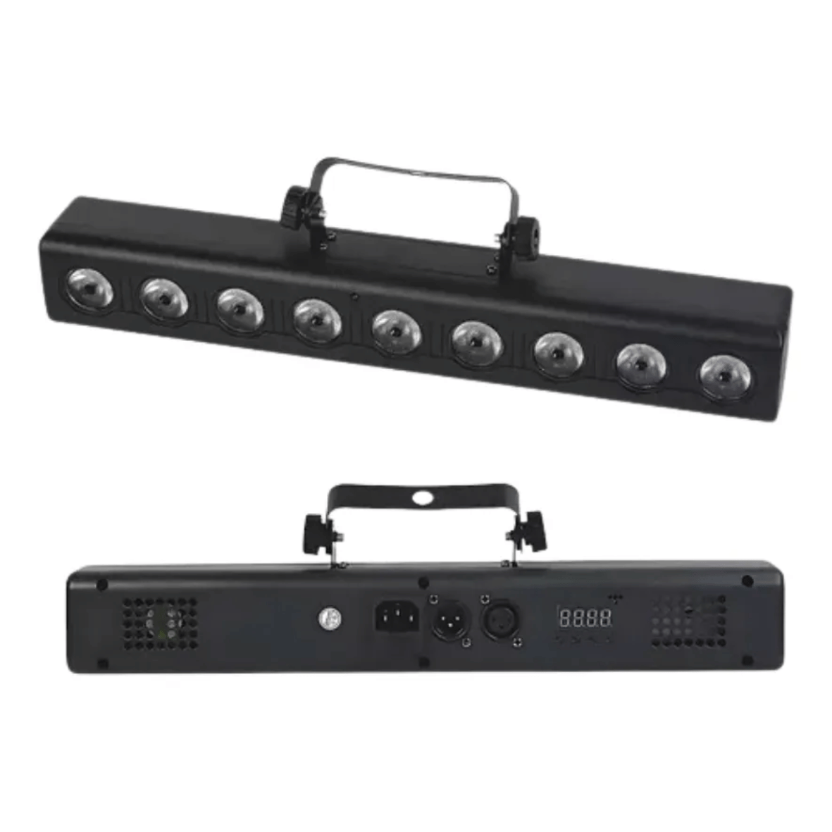 Ribalta Pixel LED 9 LEDs RGBWA 5 em 1 DMX com Controle Remoto – Bivolt