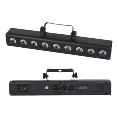 Ribalta Pixel LED 9 LEDs RGBWA 5 em 1 DMX com Controle Remoto – Bivolt