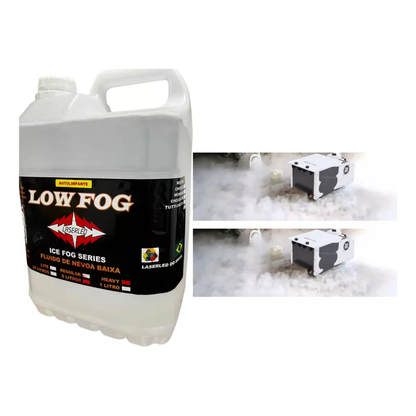 Fluído Líquido para Máquina de Gelo Seco, Haze e Fumaça Low Fog – 5L